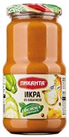 Икра из кабачков Пиканта стеклянная банка 520 г