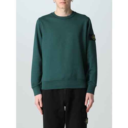 Свитшот Stone Island, размер XXL, зеленый, бирюзовый