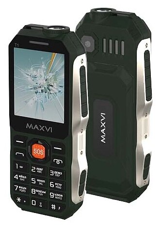 Мобильный телефон Maxvi T1 Зеленый