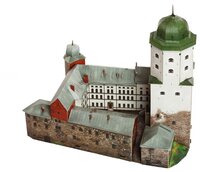 Сборная модель Умная Бумага Выборгский замок (435) 1:250