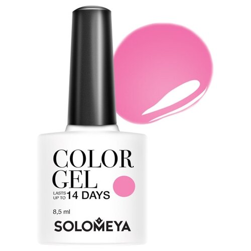 Solomeya гель-лак для ногтей Color Gel, 8.5 мл, 37 г, Hot Pink/Жгучий розовый 65