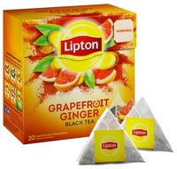 Чай черный Lipton Grapefruit ginger в пирамидках, 20 шт.