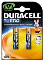 Батарейка Duracell LR03-2BL TURBO 2 шт блистер