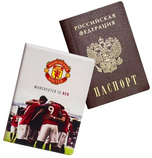 Обложка для паспорта ZEKEKS, красный, белый