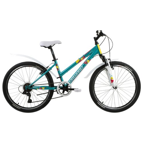 фото Подростковый горный (MTB) велосипед FORWARD Iris 24 1.0 (2019) зеленый 13" (требует финальной сборки)