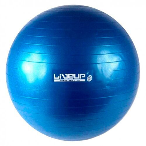 фото Мяч гимнастический liveup anti-burst ball синий 55 см