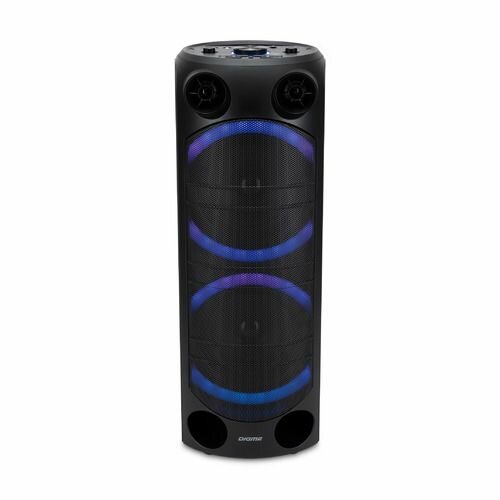 Музыкальный центр Digma D-MC1720, 80Вт, с караоке, Bluetooth, FM, USB, micro SD, черный,