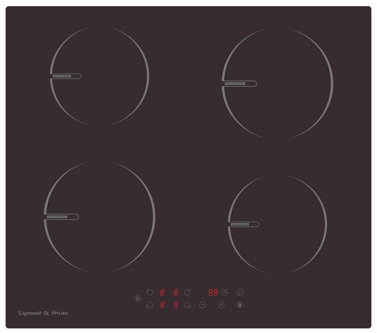 Встраиваемая панель индукционная Zigmund&Shtain CIS 029.60 BX /черн./Турция