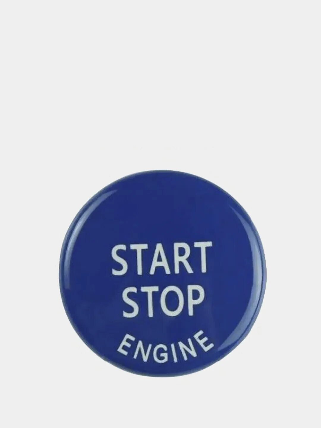 Накладка кнопки start stop BMW / Кнопка запуска бмв E60 E70 E71, синяя