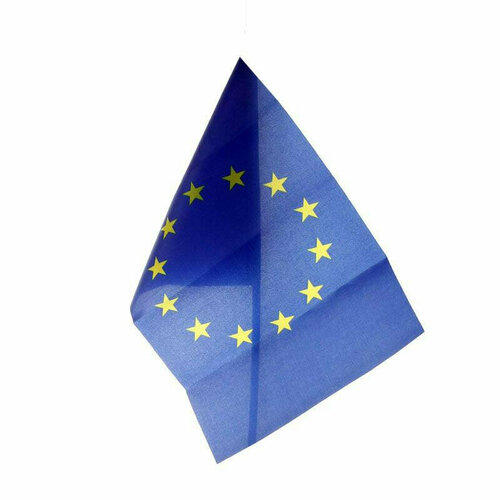 Подарки Флажок Евросоюза (22 х 14 см, без подставки) подарки флажок армении 22 х 14 см без подставки