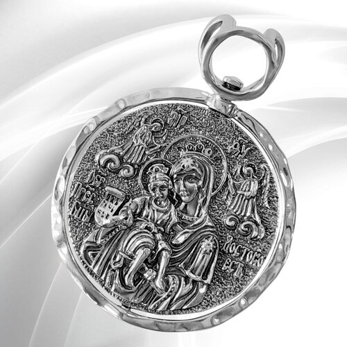 Подвеска женская серебряная православная ювелирное украшение 