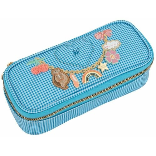 Пенал Jeune Premier Pencil Box - Vichy Love Blue без наполнения с резиночками