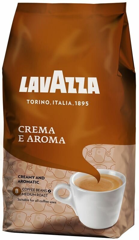 Кофе Lavazza Crema e Aroma в зёрнах, 1кг