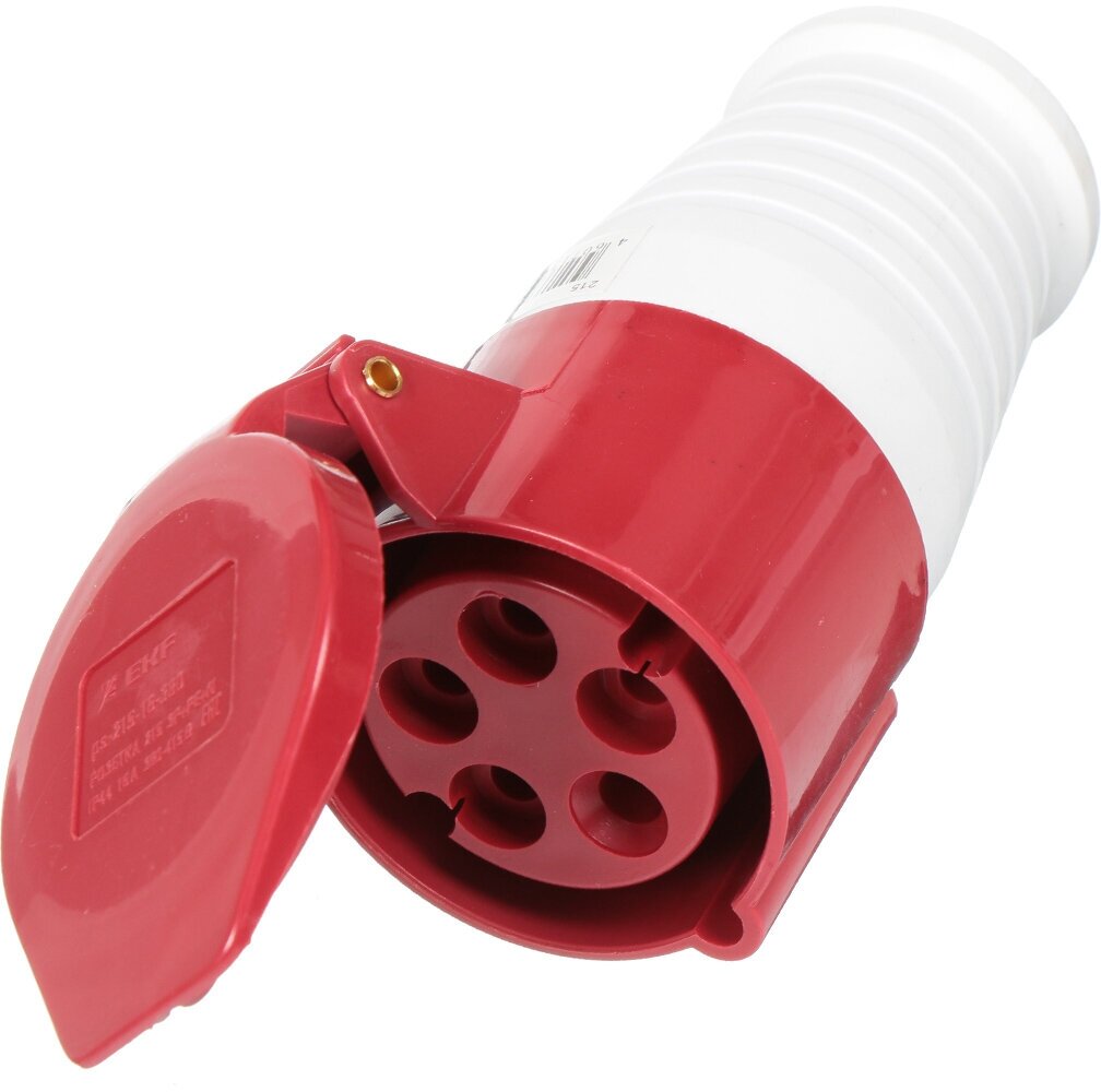 PROxima ps-215-16-380 Розетка переносная 215 3Р+РЕ+N 16А (380В, IP44) EKF - фото №15