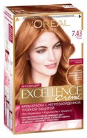 L'Oreal Paris Excellence Стойкая крем-краска для волос, 7.1, Русый пепельный