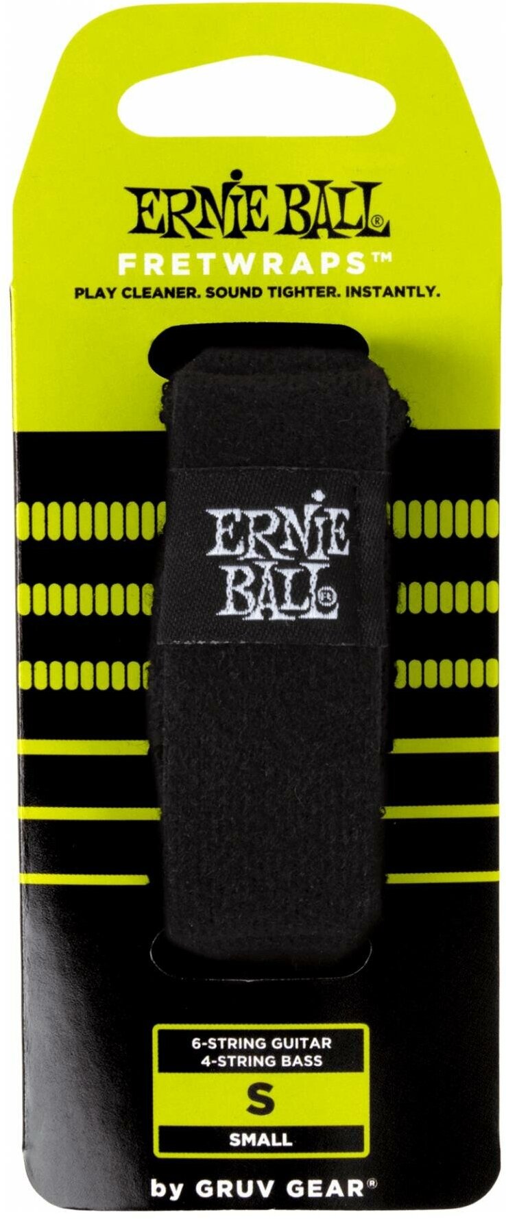 Гитарный демпфер ERNIE BALL 9612 короткий, для 4-стр бас-гитары, 6 стр гитары