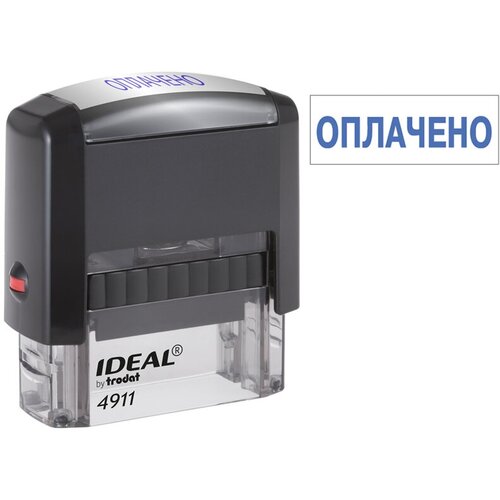 Штамп Ideal оплачено, 38*14мм (161487) - 2 шт. штамп trodat 161487 комплект 2 шт