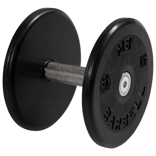 Гантель неразборная MB Barbell MB-FdbEM-B черный