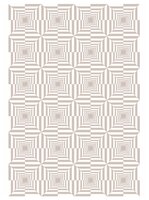 Плед KARNA хлопок EKSEN 3067/4, 220 x 240 см коричневый/белый