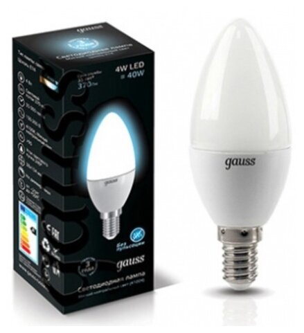 Лампа светодиодная gauss EB103101204 E14 C35