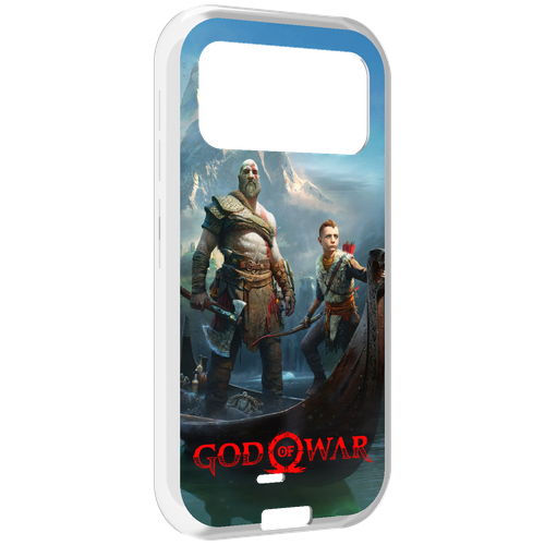 Чехол MyPads God Of War Кратос Атрей для Oukitel F150 H2022 задняя-панель-накладка-бампер чехол mypads god of war кратос атрей для meizu 15 задняя панель накладка бампер