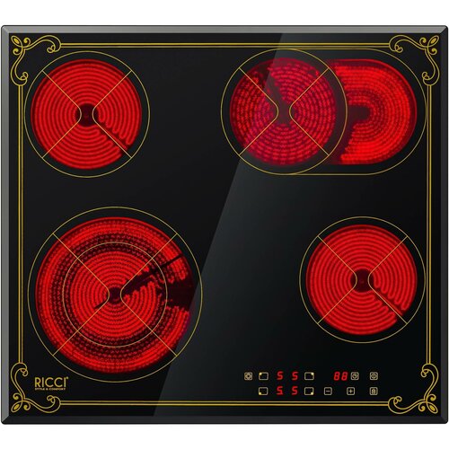 Ricci Электрическая варочная панель Ricci KS-T46602IR2B 1523400₽