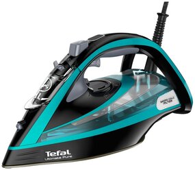 Утюг Tefal FV9837 Ultimate Pure голубая лагуна/черный