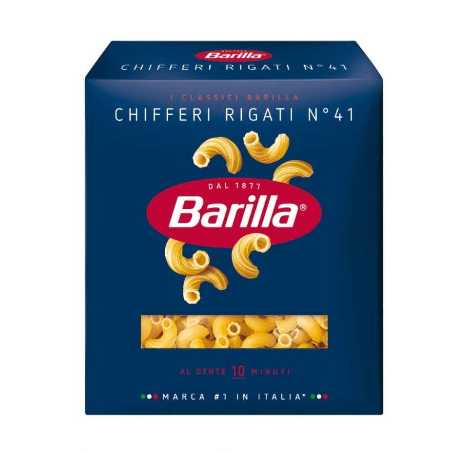 Макаронные изделия Barilla Chifferi Rigati n.41 из твердых сортов пшеницы