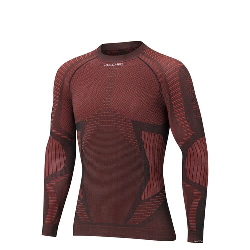 фото Термобелье верх accapi xperience long sleeve shirt, размер m/l, черный, красный