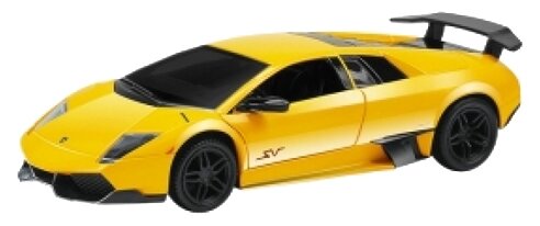 Легковой автомобиль RMZ City Lamborghini Murcielago LP670-4 SV (344997) 1:64, 4 см, желтый