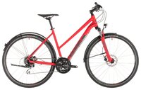 Горный гибрид Cube Nature Allroad Trapeze (2019) red/grey 54 см (требует финальной сборки)