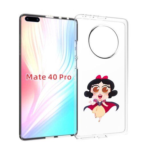 Чехол MyPads принцеска-нарисованная женский для Huawei Mate 40 Pro (NOH-NX9) задняя-панель-накладка-бампер чехол mypads принцеска нарисованная женский для tcl 40 se задняя панель накладка бампер