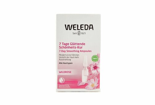 WELEDA Концентрат для лица разглаживающий 7x0,8 мл Wild Rose Smoothing Facial Concentrate