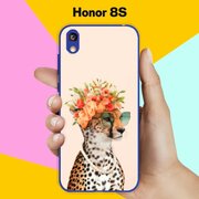 Силиконовый чехол на Honor 8S Гепард в очках / для Хонор 8С