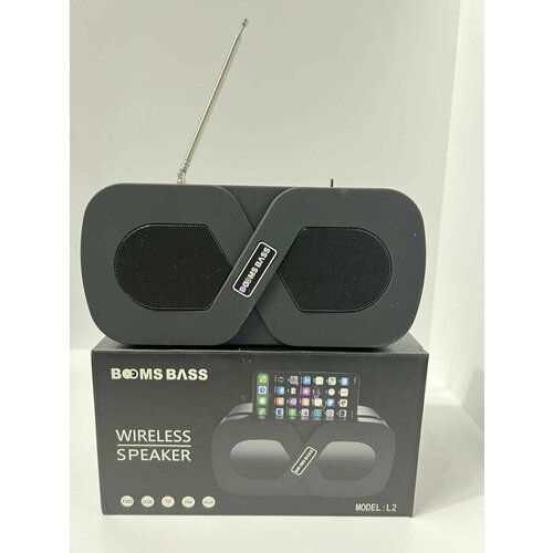 Bass-L2 беспроводной Bluetooth динамик с держателем телефона переносной громкий динамикчерный 189900₽