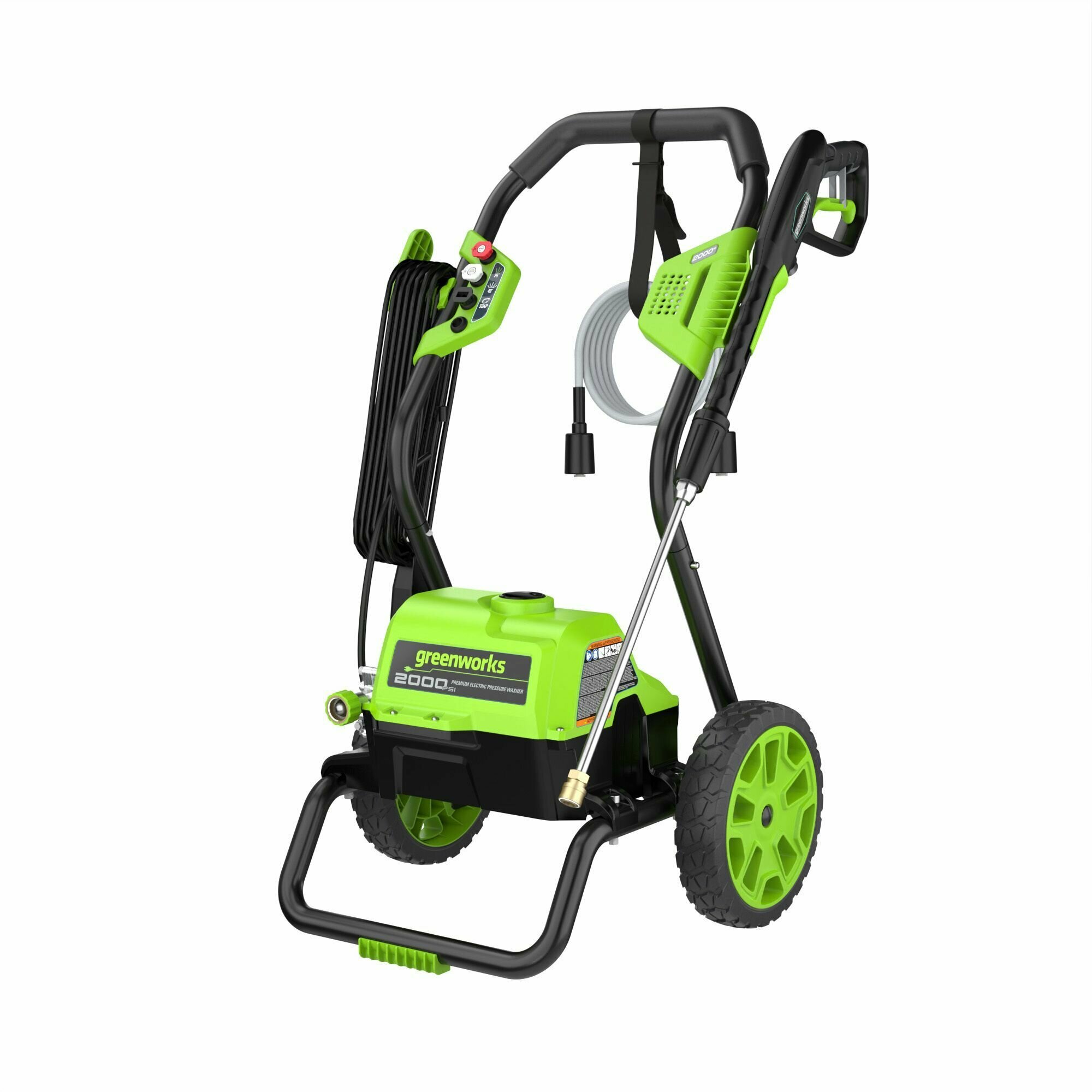 Мойка высокого давления электрическая Greenworks Арт. 5106707, 2000 Вт, 140 бар — фото 3