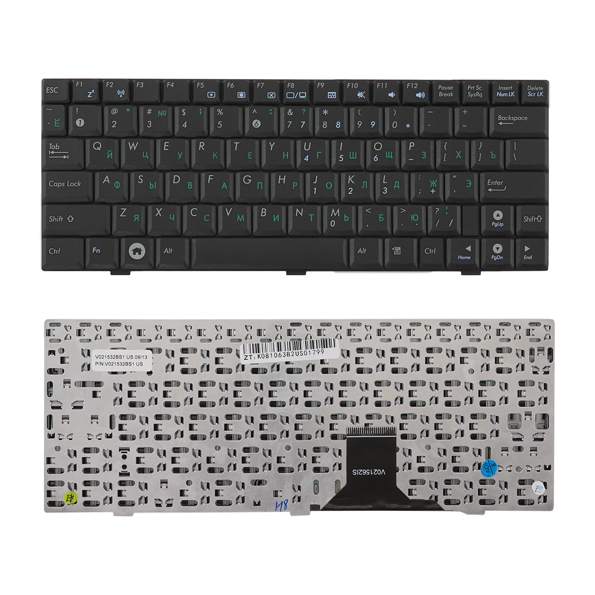 Клавиатура для ноутбука Asus Eee PC 904H 905 U1 U1E черная