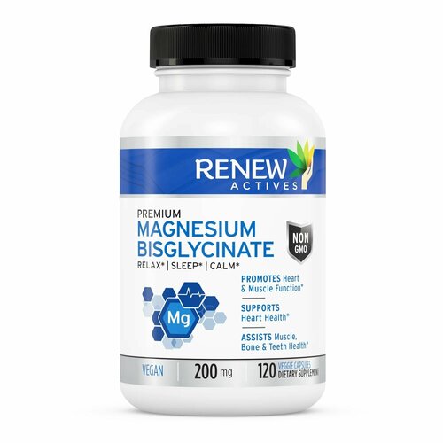 Renew Actives - Magnesium Bislycinate - 120 капсул