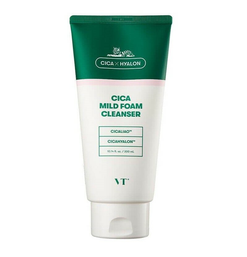 VT пенка очищающая для лица Cica Mild Foam Cleanser, 300 мл