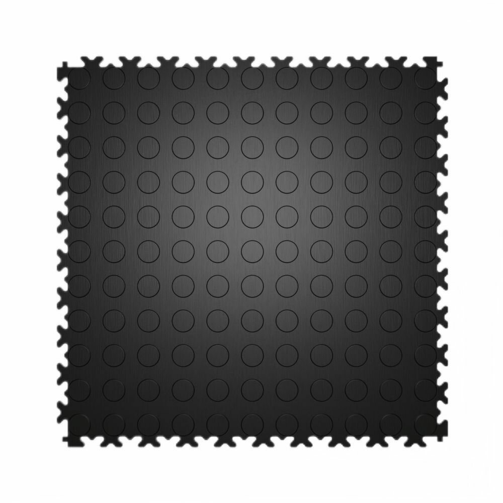 фото Плитка ПВХ LT light black Coin PVC Eco 500X500X5 43 класс