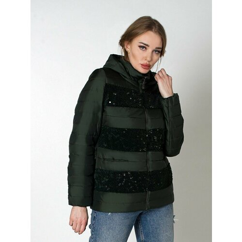 фото Куртка riches, размер 48, хаки