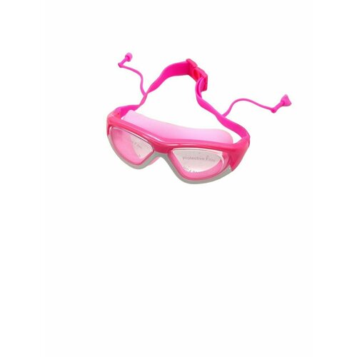 фото Очки для плавания newbig с берушами и пластиковым боксом, розовый нет бренда