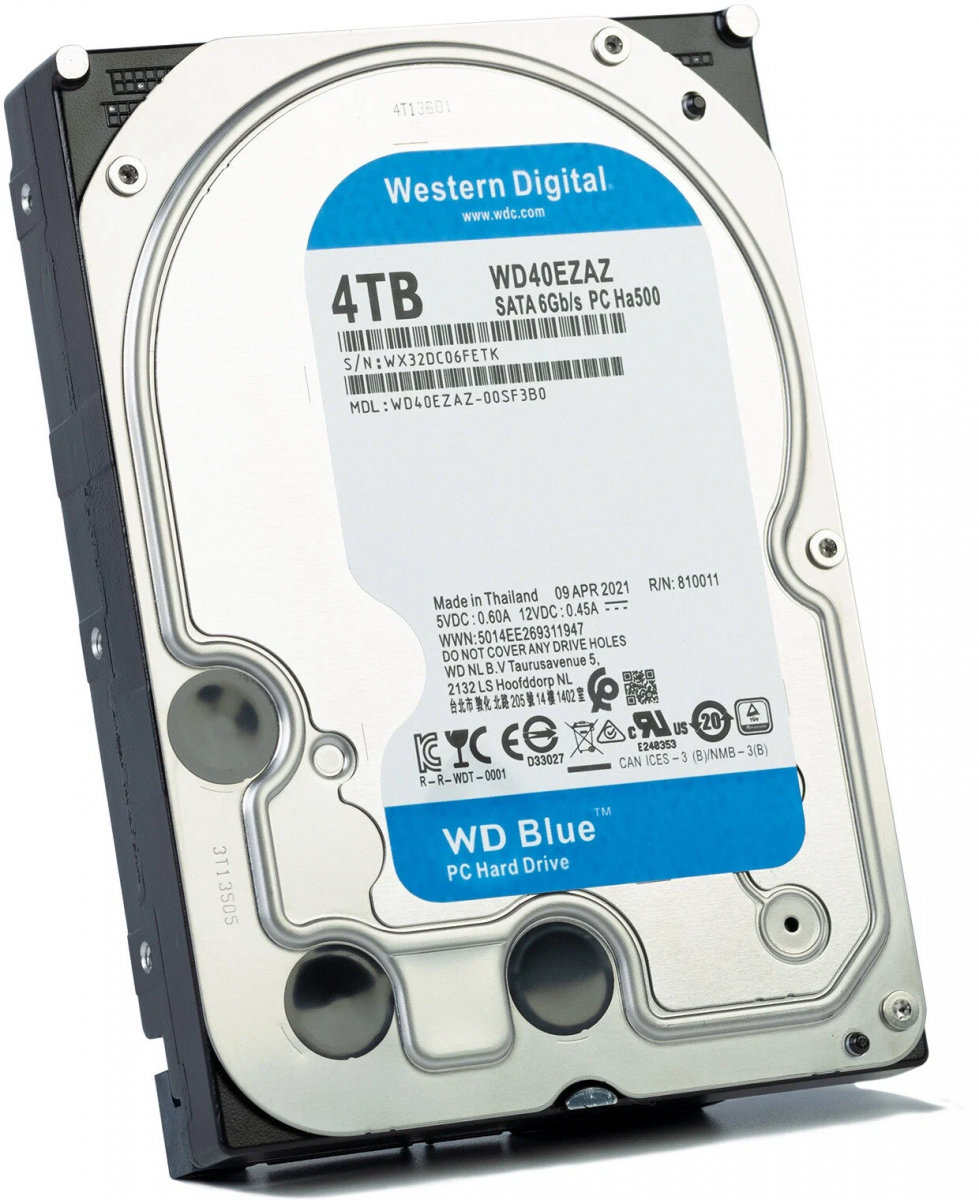 Жесткий диск Western Digital WD Blue Desktop 4 ТБ WD40EZAZ - фотография № 15