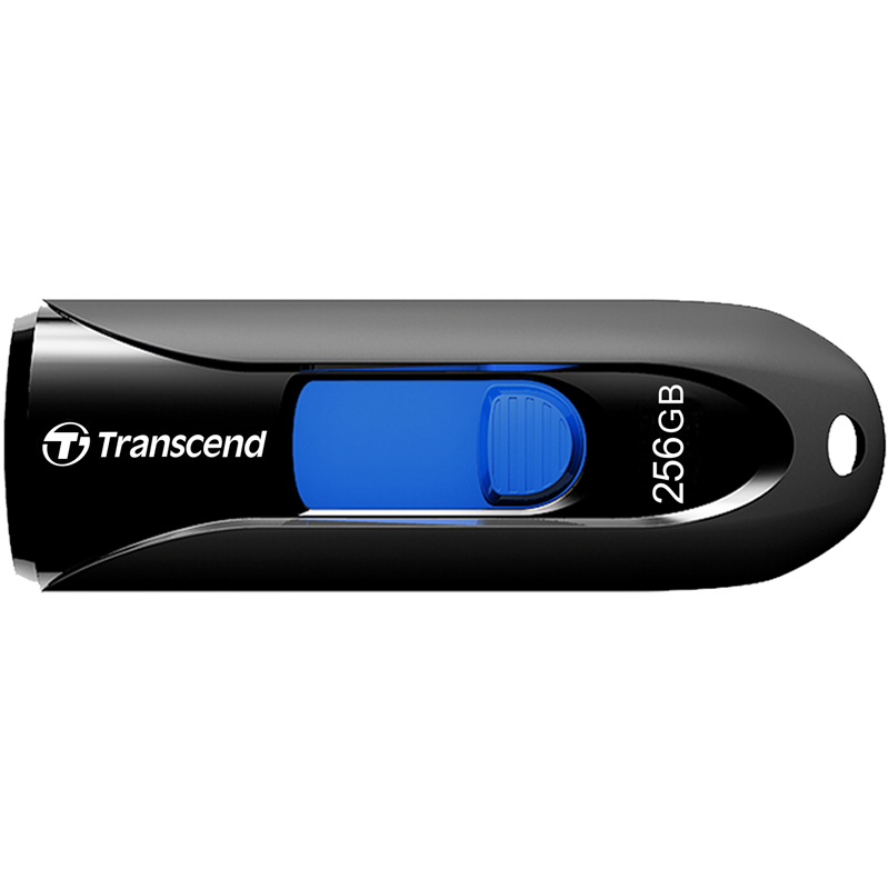 Флешка USB TRANSCEND Jetflash 790 256Гб, USB3.0, черный и синий [ts256gjf790k] - фото №6