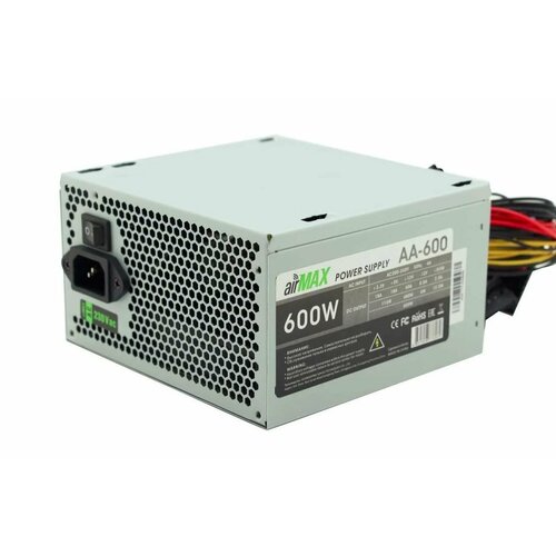 Блок питания для компьютера ATX Airmax AA-600 600W 120мм 210000₽