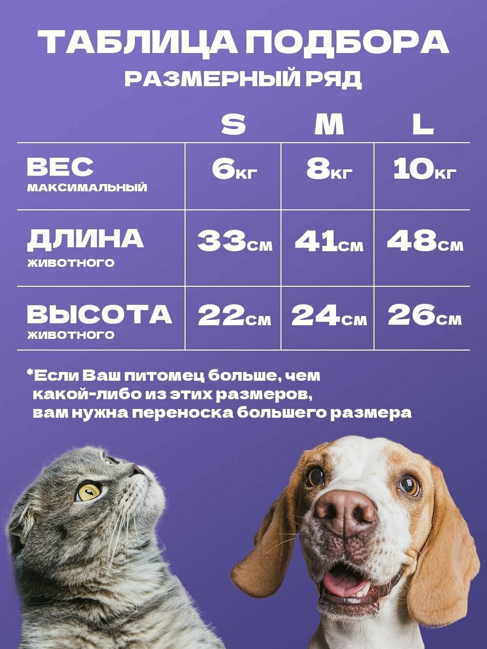 Сумка-переноска для кошек и собак 43/26/26 BOBRIKGORA - фотография № 10