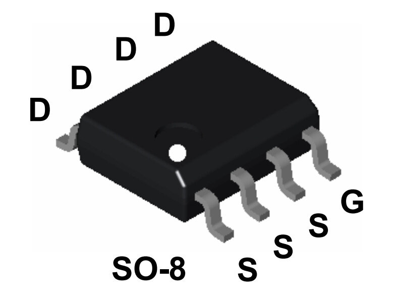 Микросхема FDS8670 N-Channel MOSFET 30V 21A SO-8