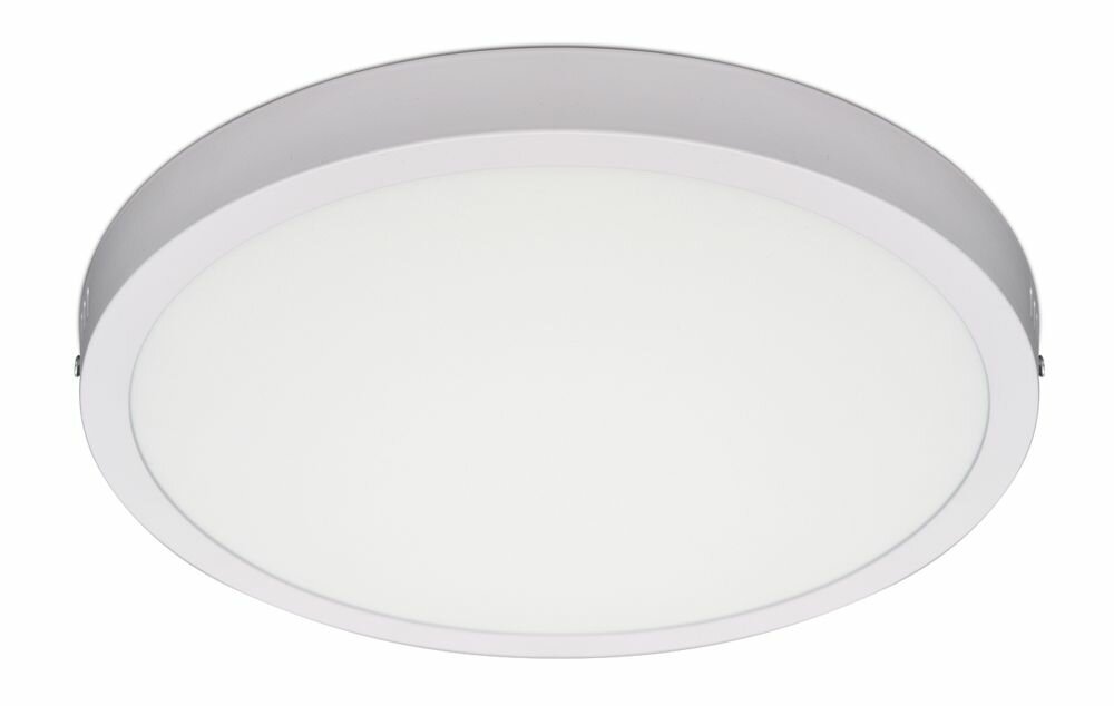 Светильник настенно-потолочный светодиодный Inspire НПС 20 Вт IP40 круг нейтральный белый свет цвет белый - фотография № 1