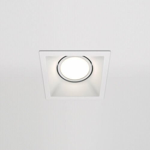 Встраиваемый светильник белый GU10 1x50Вт 1156₽