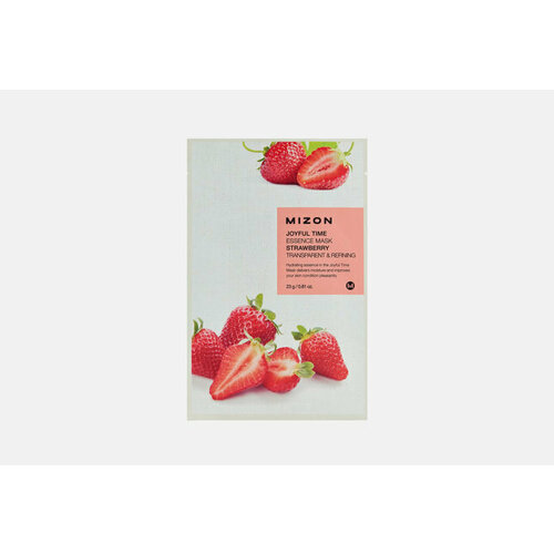 Тканевая маска Joyful Time Essence Mask Strawberry тканевая маска для лица с экстрактом огурца mizon joyful time essence mask cucumber